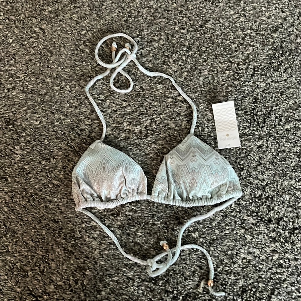 Eberjey Surf Spray String Bikini Top NWT size M